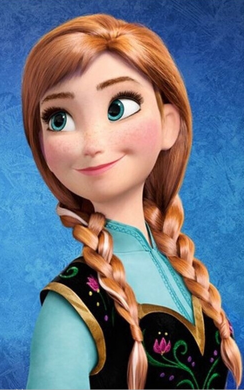 H030 Frozen anna wigs